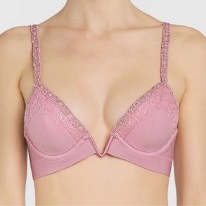 COPY - La Perla Purple Rose Bra and Underwear Set